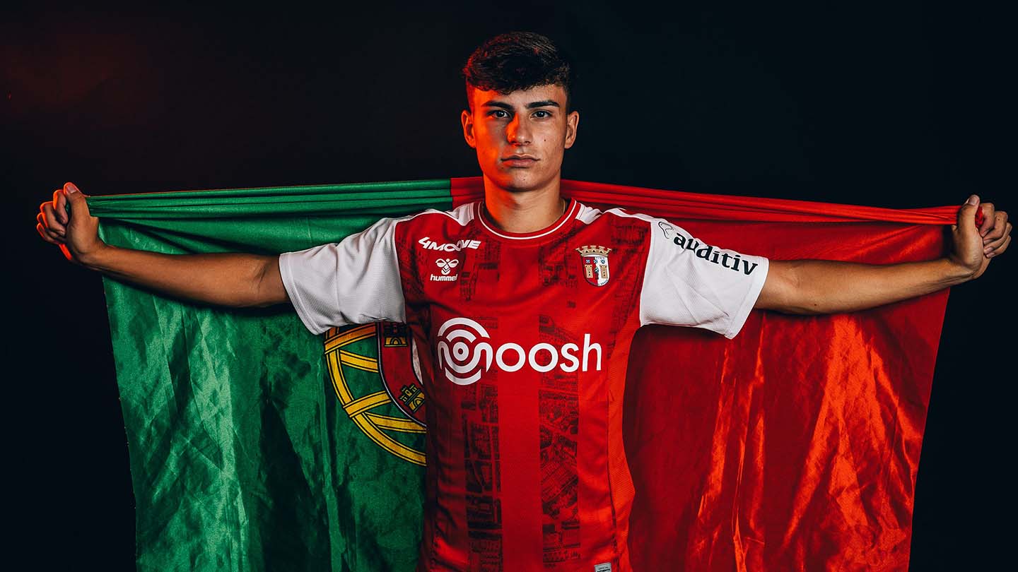 Rodrigo Gomes No Triunfo Dos Sub De Portugal Sporting Clube De Braga