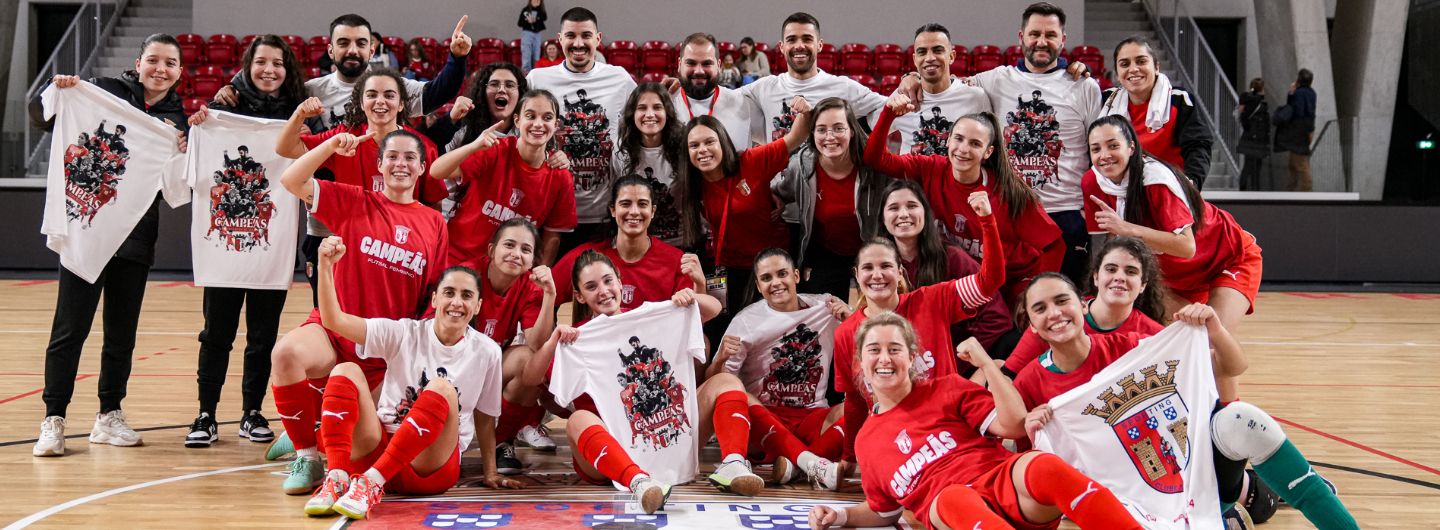 Sc Braga Sagra Se Campe O Interdistrital De Futsal Feminino Sporting