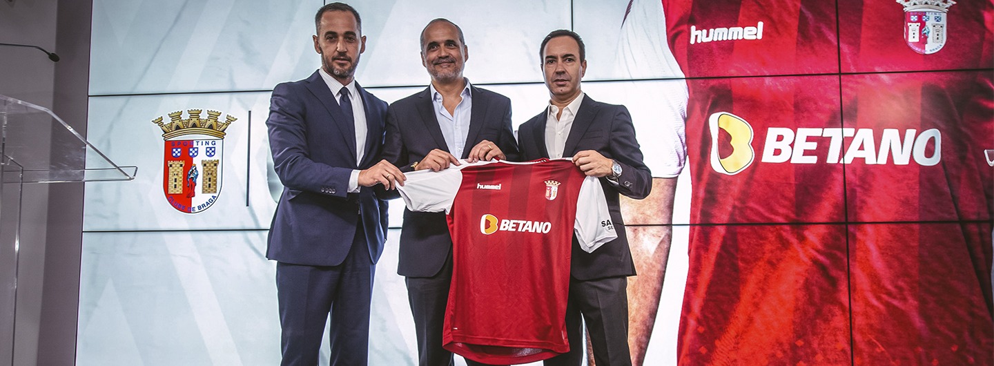 Betano é o “main sponsor” do SC Braga