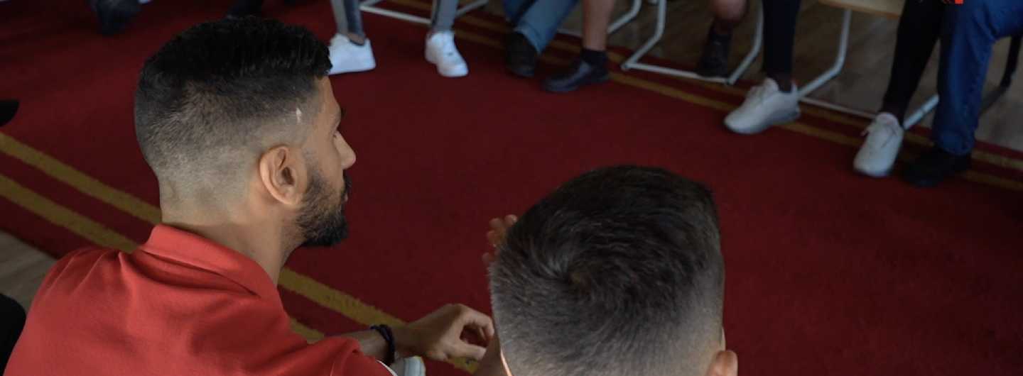 Guerreiros das areias no Centro Educativo de Santa Clara