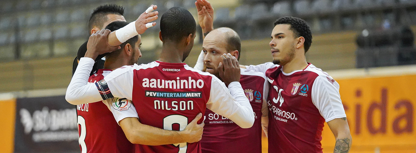 Futsal do SC Braga soma terceiro triunfo consecutivo