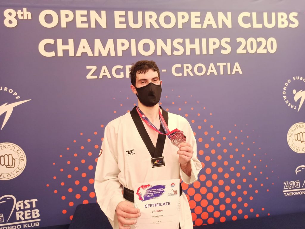 Júlio Ferreira conquista medalha de prata no Open Europeu