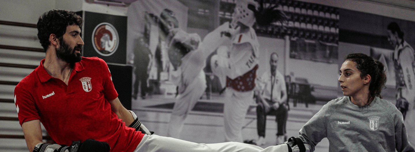 Joana Cunha e Júlio Ferreira em ação no Open de Sófia 1