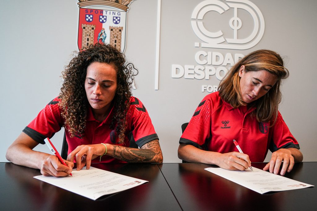 Carolina Mendes e Patrícia Morais são reforços do SC Braga