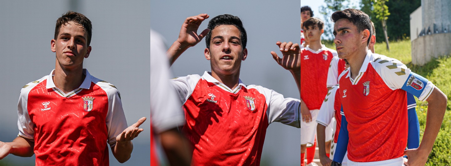 Três Gverreiros chamados aos Sub-15 de Portugal 2