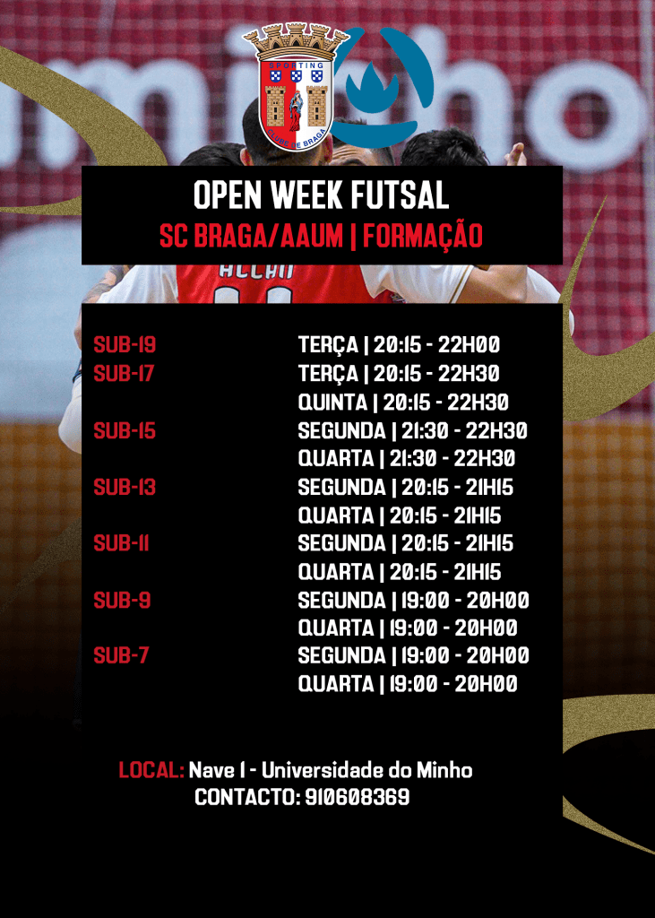 Open Week de Futsal | SC Braga/AAUM