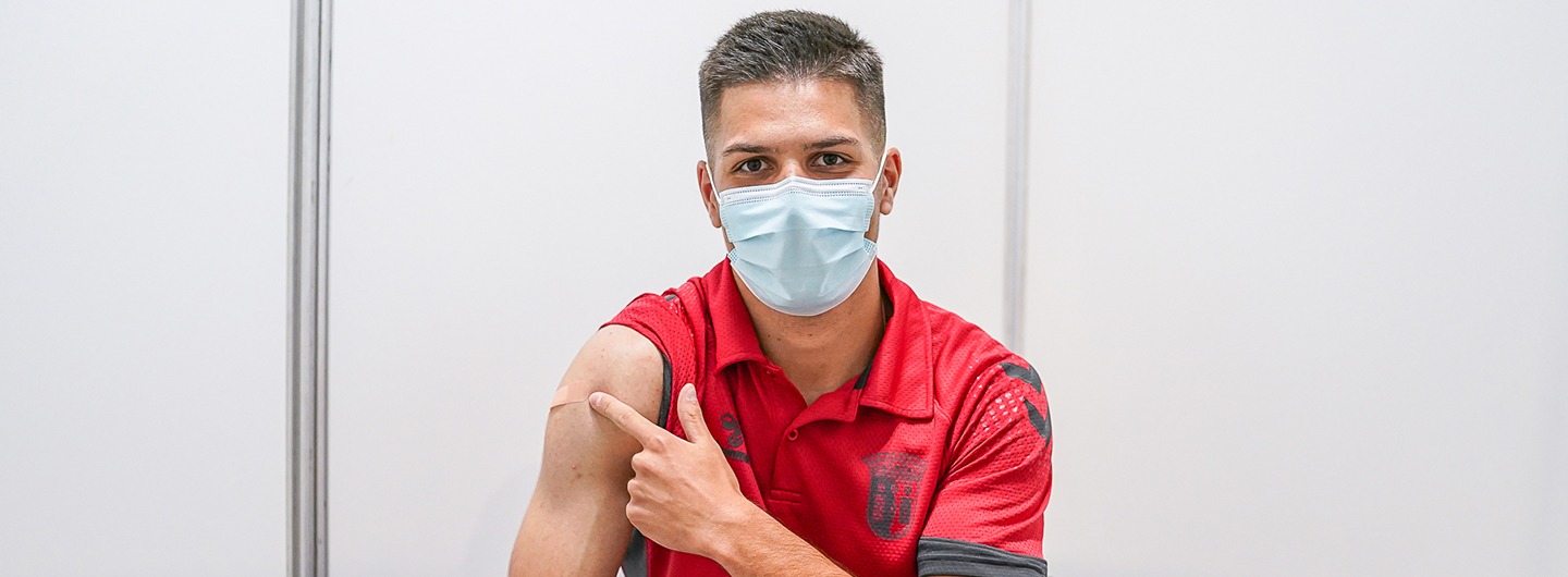 Equipa Principal do SC Braga vacinada contra a Covid-19 1