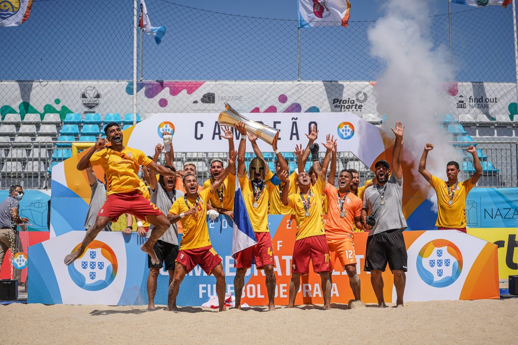 SC Braga sagra-se campeão nacional de futebol de praia