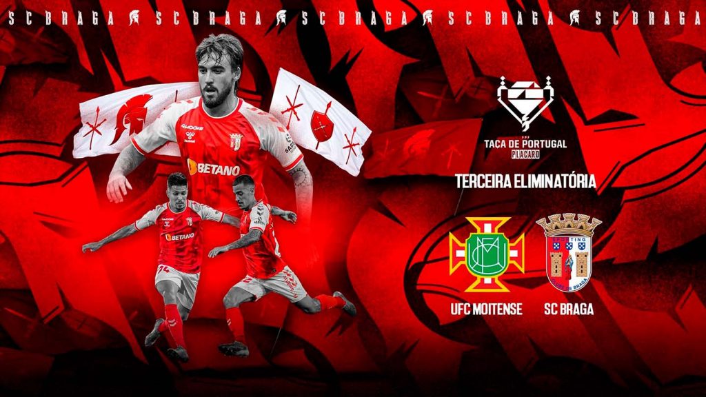 Moitense é o adversário do SC Braga na Taça