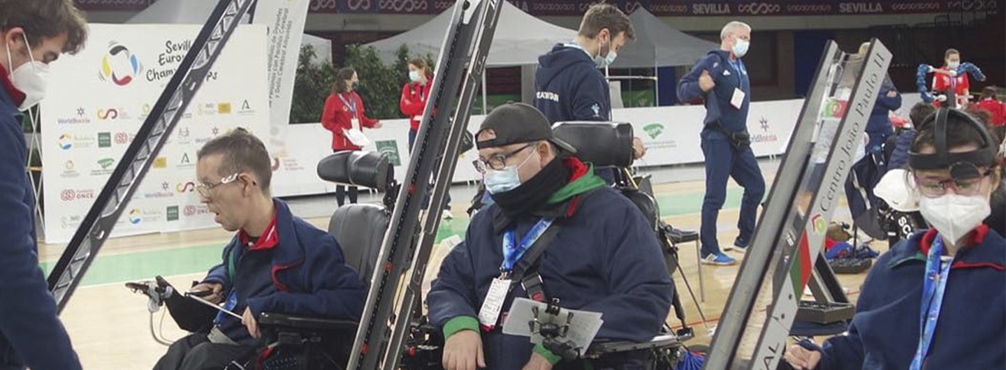 José Abílio Gonçalves venceu o primeiro desafio Campeonato da Europa de Boccia 2