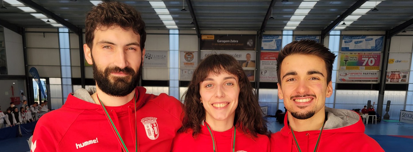 Três Gverreiros Campões Nacionais em Taekwondo 2