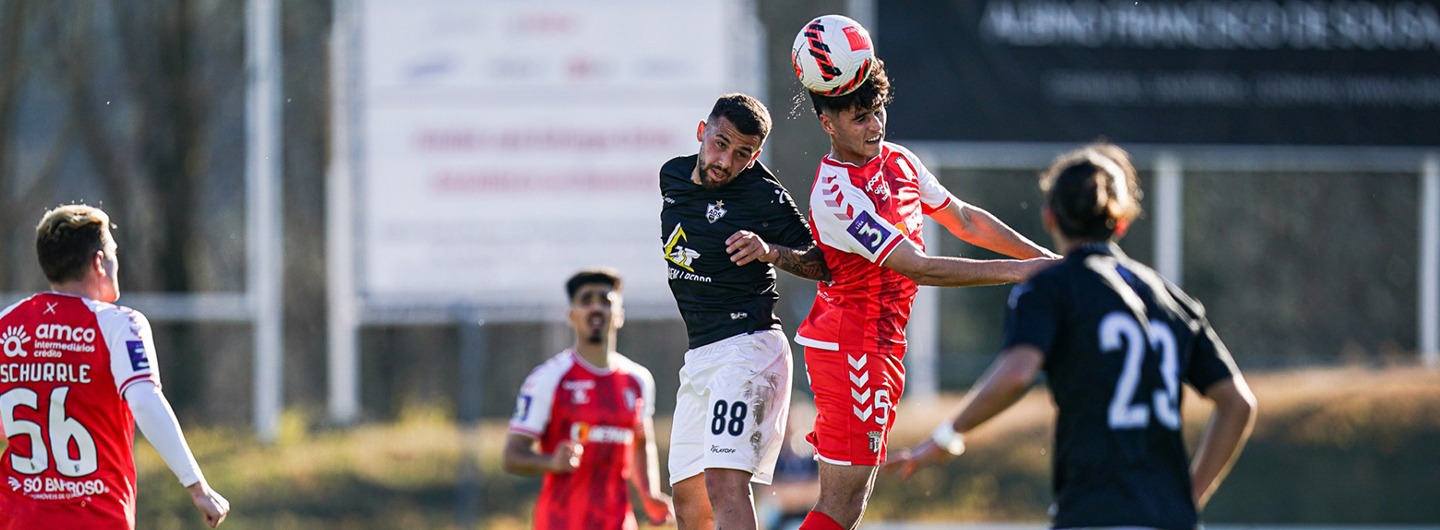 SC Braga B empata frente à AD Sanjoanense 1