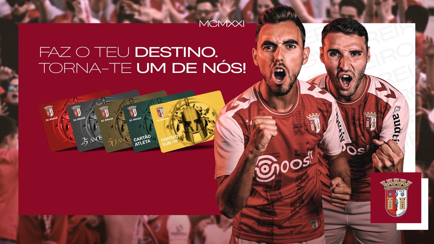 Fanion Officiel Sporting Clube De Braga Portugal