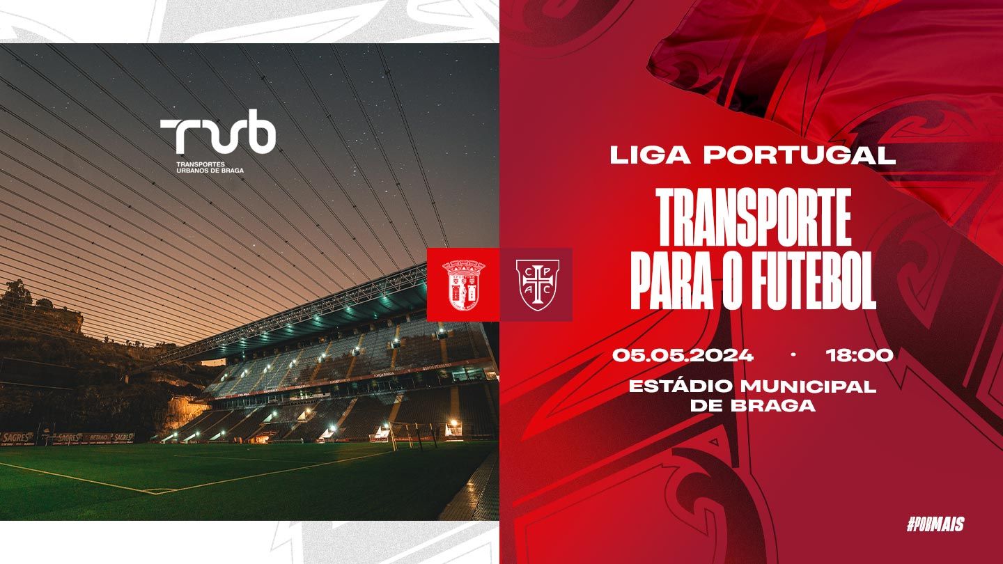 Transporte SC Braga vs Casa Pia AC Sporting Clube de Braga