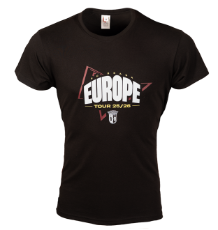 T-shirt Preta Liga Europa 25/26