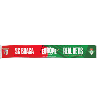 Cachecol 25/26 SC Braga VS Real Betis